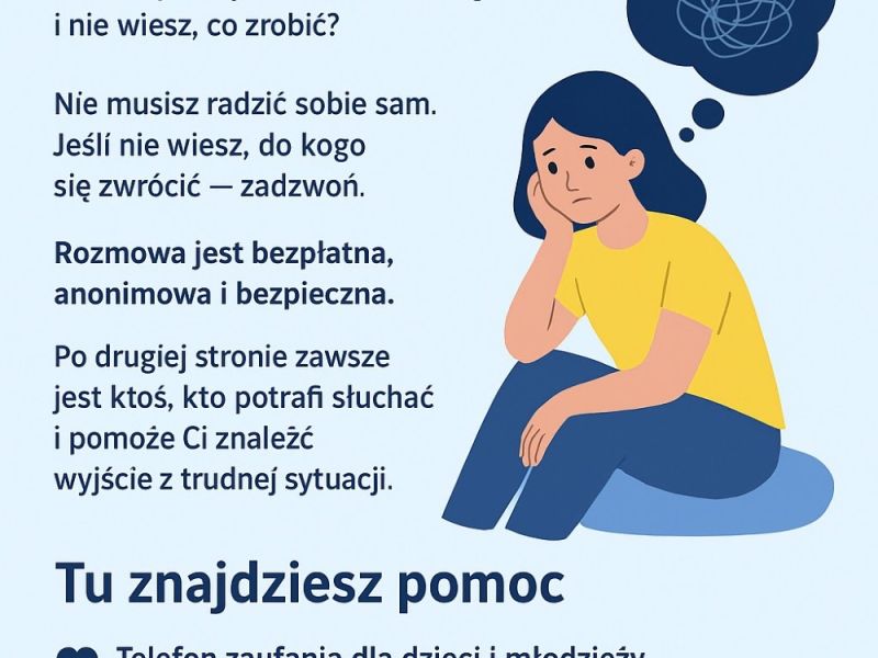 informacje o telefonach zaufania